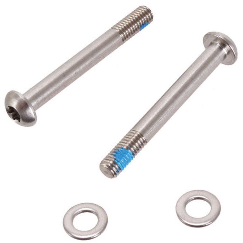 Flat Mount Frame Disc Caliper Bracket Bolts 42mm Titanium