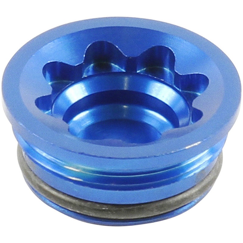 V4 Large Disc Brake Caliper Bore Cap – Blue