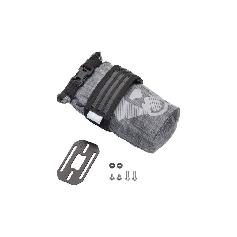 Wolf Tooth B-RAD TekLite Roll-Top Bag and Mounting Plate – 0.6L Black