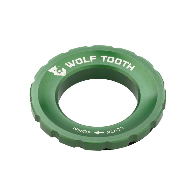 Wolf Tooth CenterLock Rotor Lockring – External Splined Green