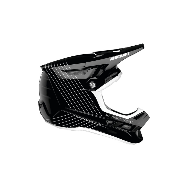 100% Aircraft Composite Full Face Helmet – Silo Small