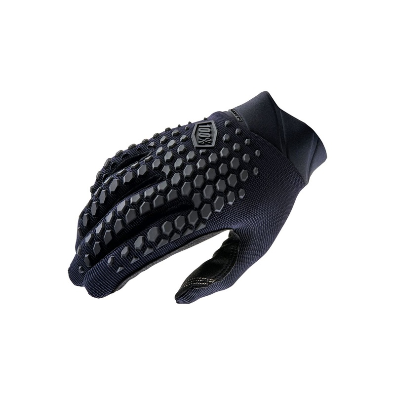 100% Geomatic Gloves – Black/Charcoal Full Finger Men’s X-Large