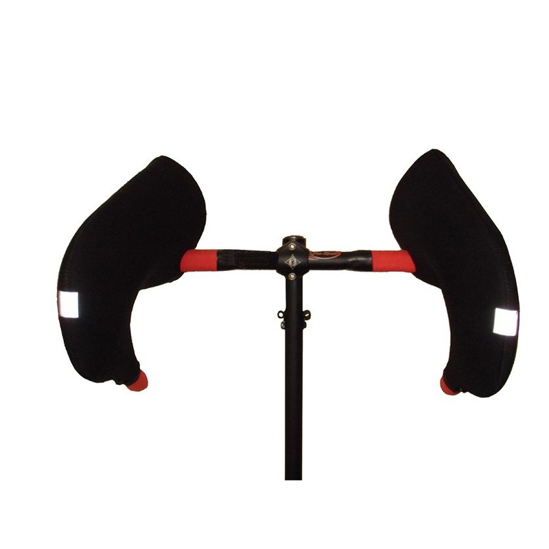 Bar Mitts Road Pogie Handlebar Mittens Internally Routed Campagnolo/SRAM/Shimano LG BLK