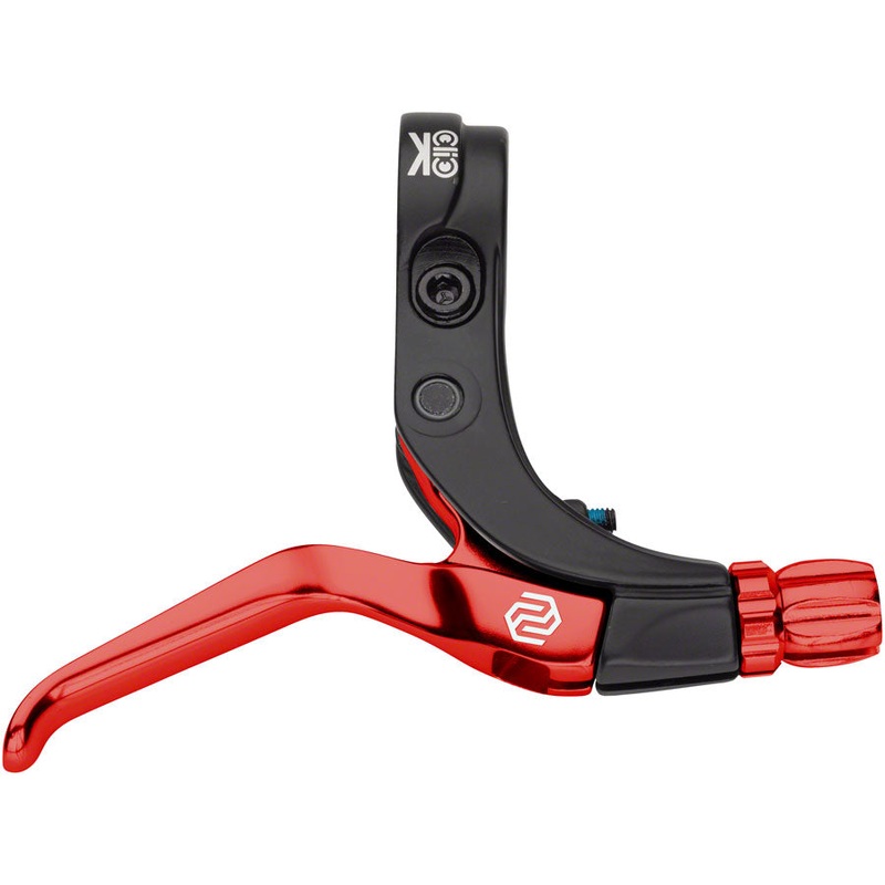 Click V-Point Brake Lever – Long Reach Red