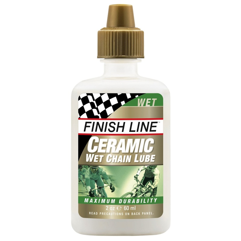 Finish Line Ceramic Wet Bike Chain Lube – 2oz Drip