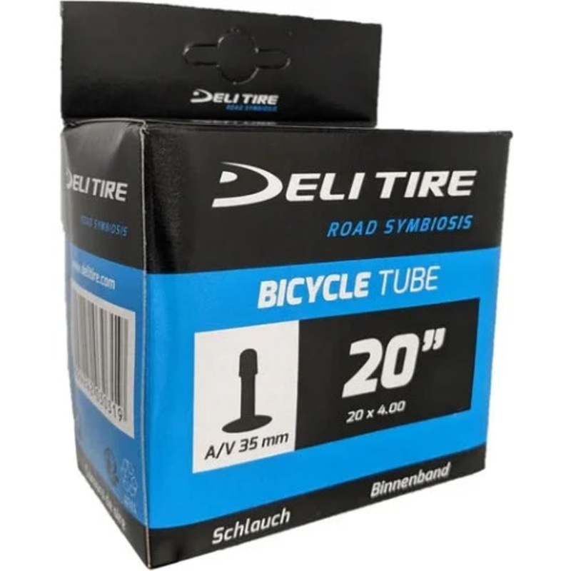 Delium Tire Standard Butyl Tube 20×4.0-4.5 SV 48mm Each  >
