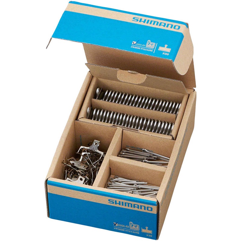 G05A-RX Disc Brake Pad Spring – Resin Compound Alloy Back Plate Box/50 pair