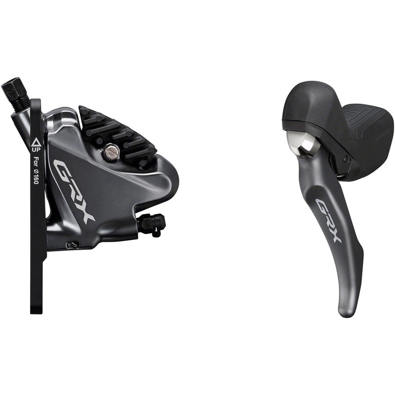 GRX ST-RX810-LA/BR-RX810 Disc Brake Lever/Drop Bar Seatpost Remote – Front Hydraulic Flat Mount Resin Pads BLK