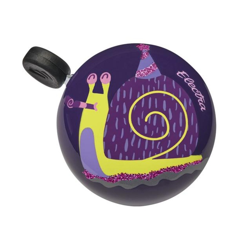 Party Snail Ringer Bike Bell|Dark Purple|One size