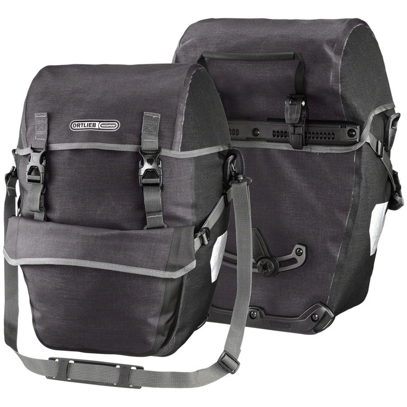 Bike-Packer Plus Panniers – 42L Pair Granite/Black