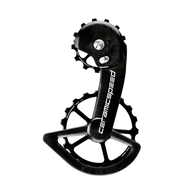 OSPW X Pulley Wheel System Shimano GRX RX820 2×12 – Coated Races Aluminum Pulley Carbon Cage BLK