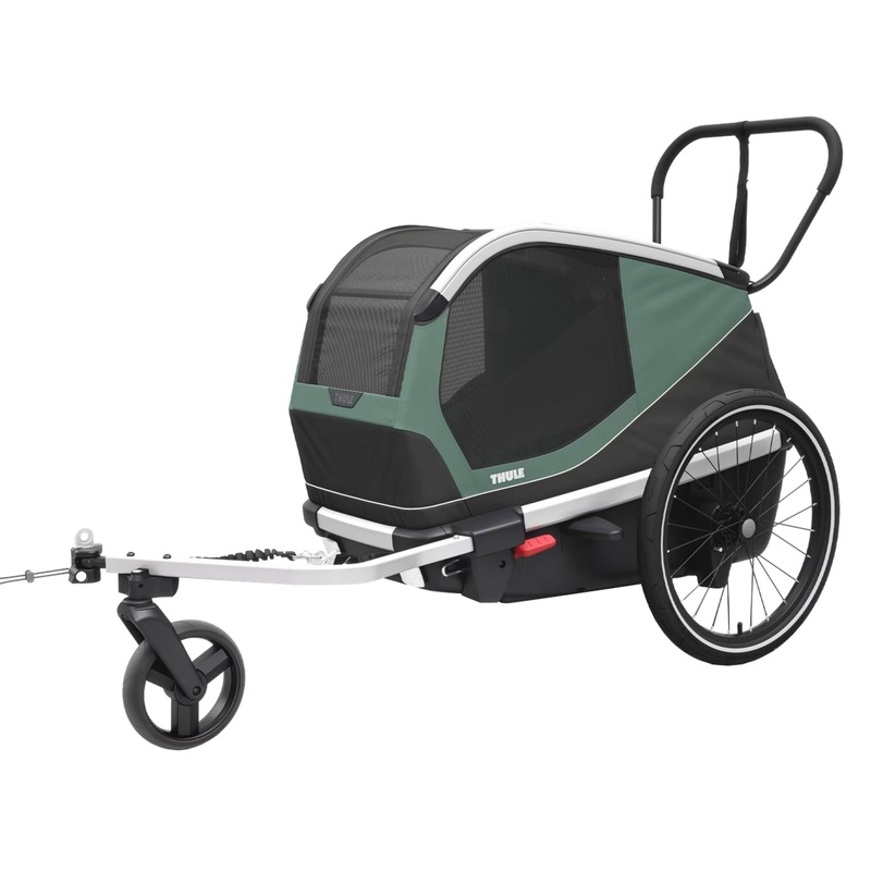 BexeyDog Bike Trailer- Hazy Green Medium