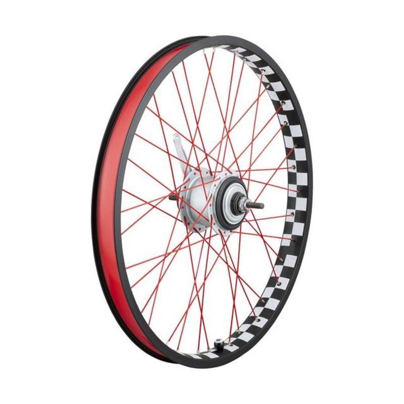 Straight 8 8i Wheel|Black|Front|Rear Circlip