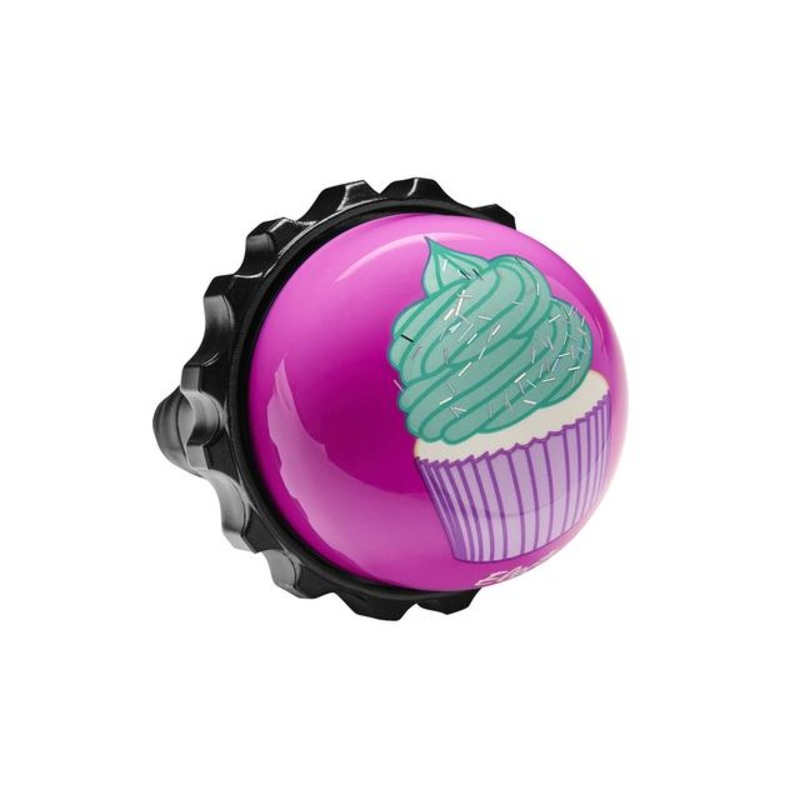 Bite Size Twister Bike Bell|Blush/Dark Brown|One size