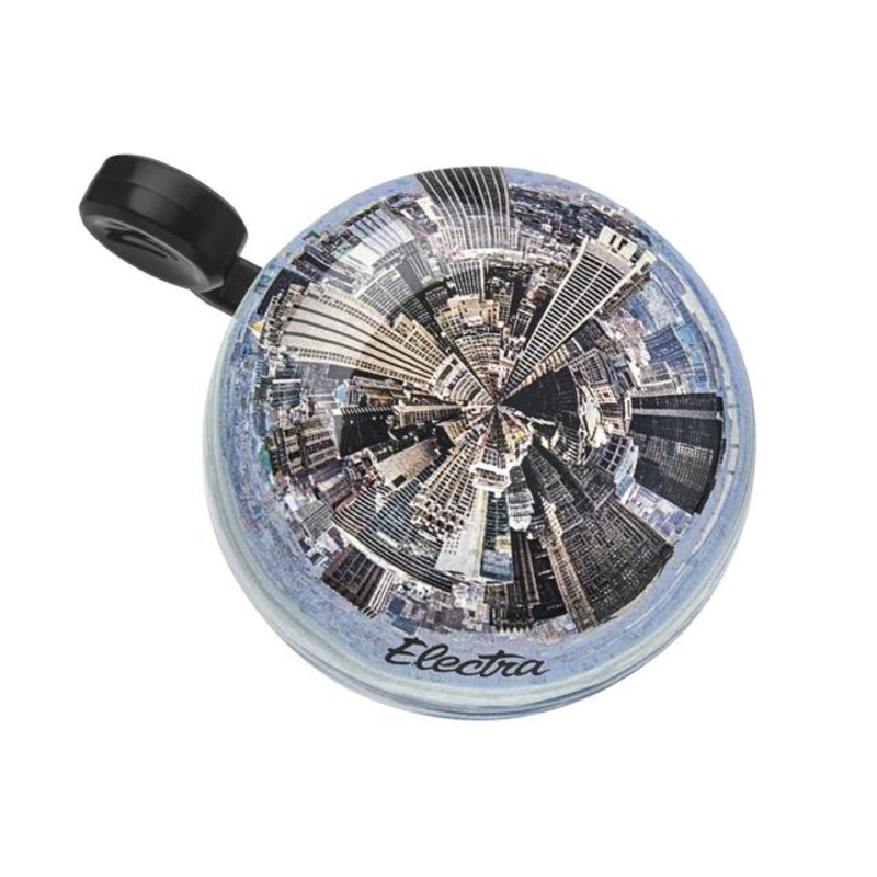 City Domed Ringer Bike Bell|Light Grey|One size