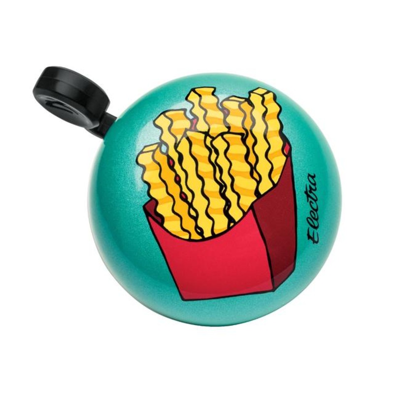 Fries Domed Ringer Bike Bell|Teal|One size