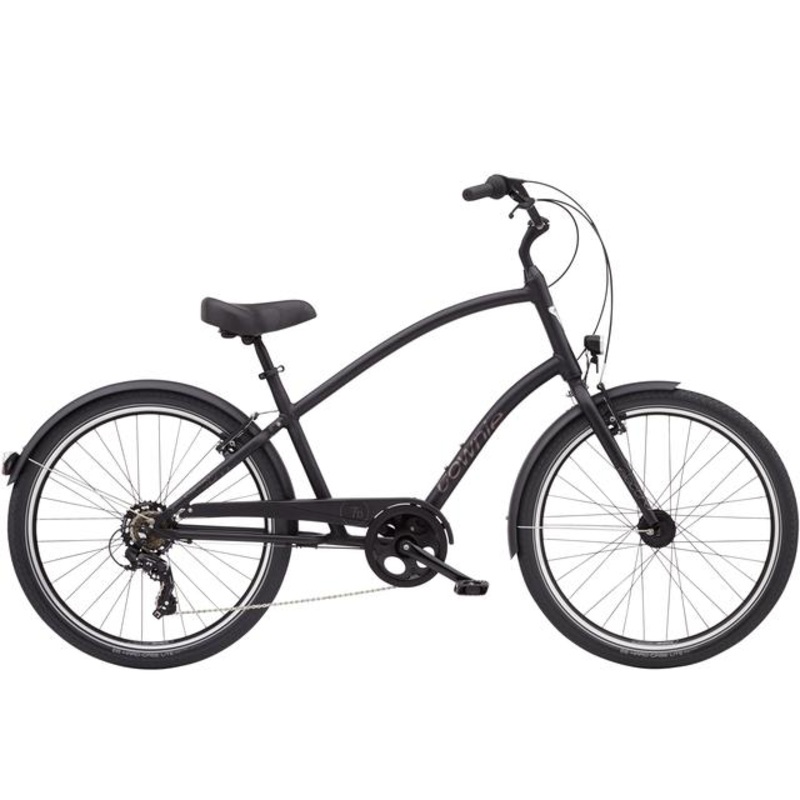 Townie 7D EQ Step-Over|Matte Black|Oxford Blue|Cement|Nickel|Hyper Blue|26 TALL|26″ wheel
