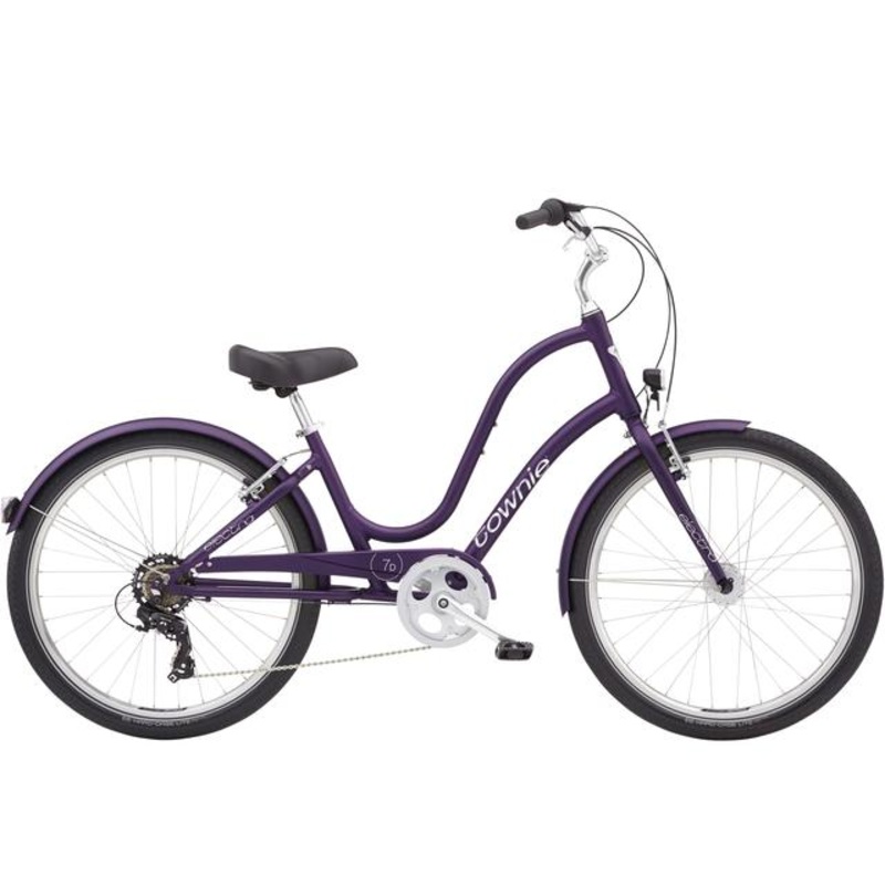 Townie 7D EQ Step-Thru|Matte Violet|Kiwi|Pewter|Pineapple|Marigold|Curry|Arctic Blue|Cobalt|Quasar|Palm|Ocean Blue|Seal Grey|26″ wheel|24″ wheel