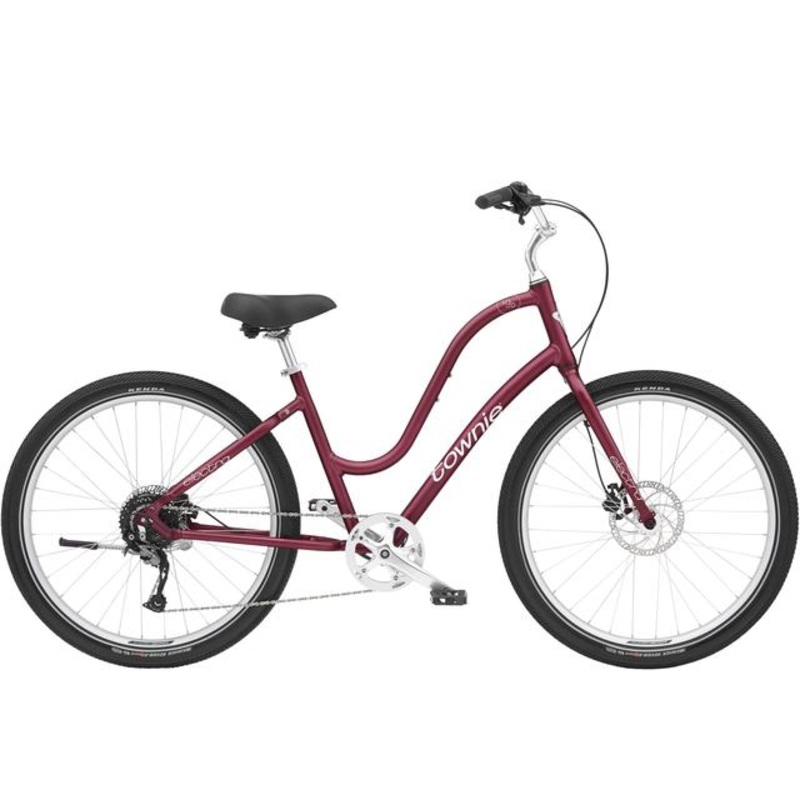 Townie Path 9D Step-Thru|Matte Rosewood|Pearlized White|Aurora Metallic|M