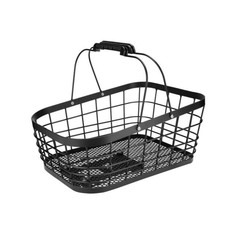 Alloy Wire MIK Rear Basket|Black|44.5cm (l) x 31cm (w) x 19.5cm (h)
