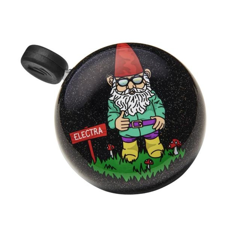 Gnome Domed Ringer Bike Bell|Cosmic Black|One size