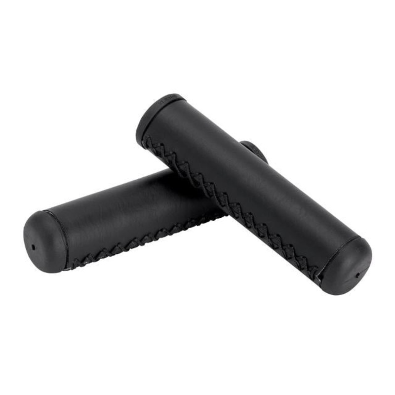 Hand-Stitched Long Grip Set|Black|Brown/Black|125/125mm