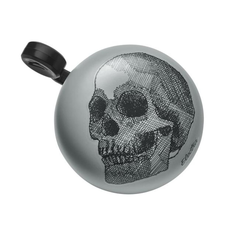 Skull Domed Ringer Bike Bell|Dark Grey|One size