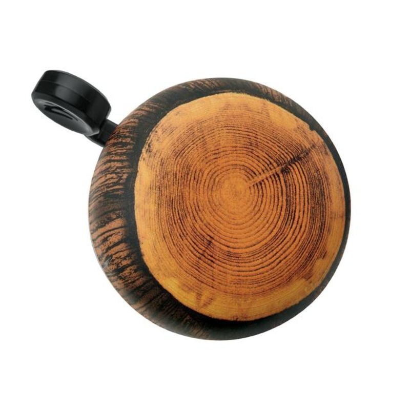 Wood Domed Ringer Bike Bell|Brown|One size