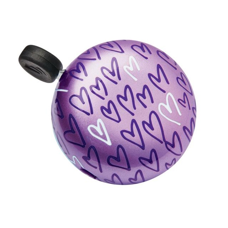 XOXO Domed Ringer Bike Bell|Purple|One size