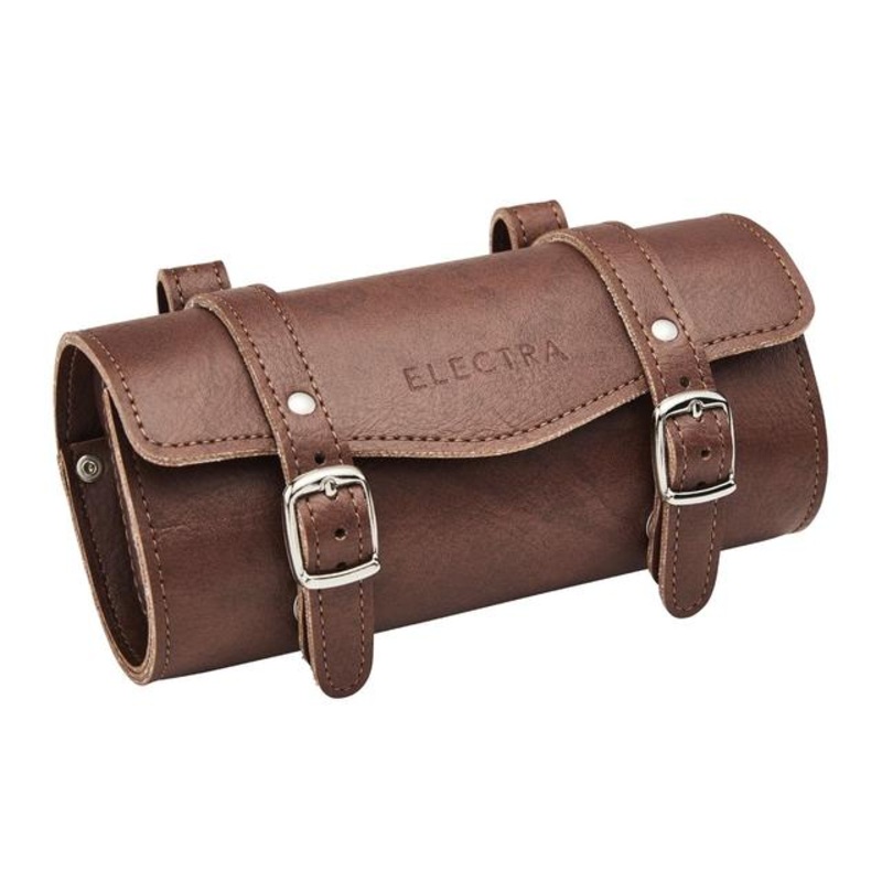 Classic Faux Leather Tool Bag|Brown|Black|80 cu in (1.31L)