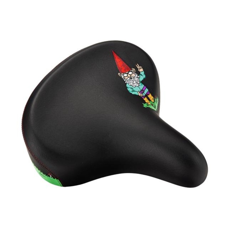 Gnome Elastomer Saddle|Black|265mm x 255mm