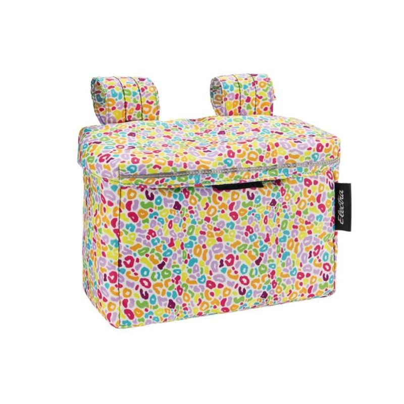 Leopard Velcro Handlebar Bag with Lid