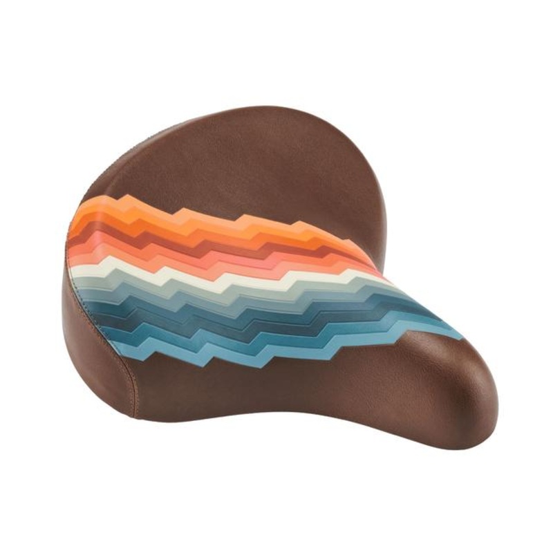 Ziggy Elastomer Saddle|Brown|265mm x 255mm