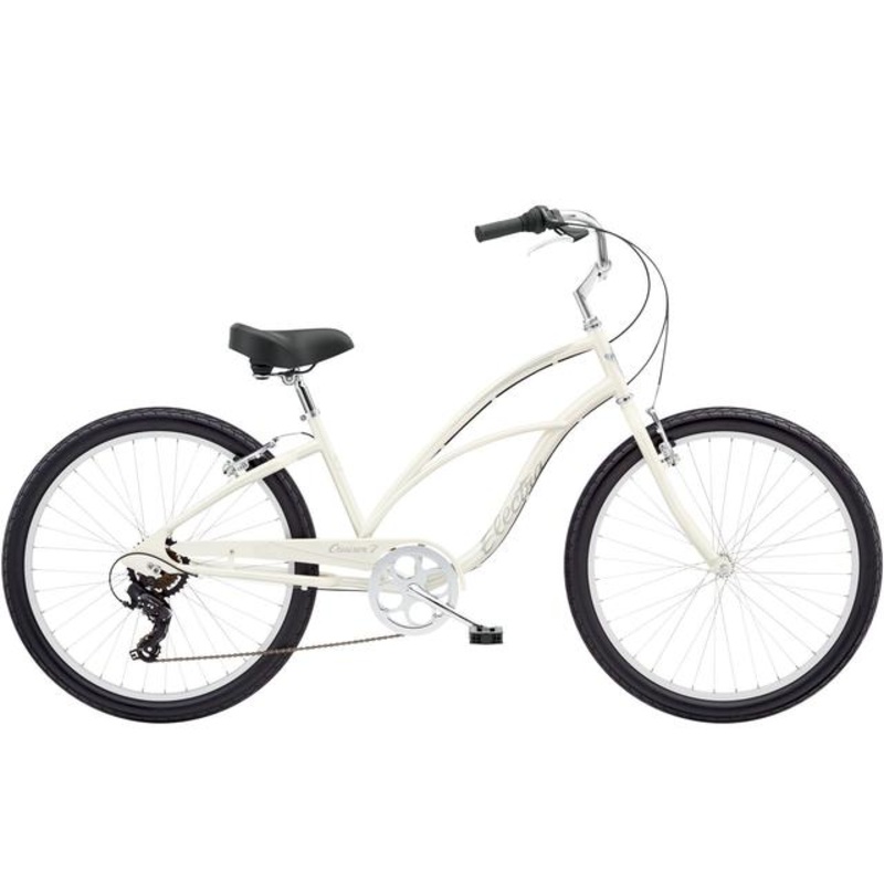Cruiser 7D 24 Step-Thru|Pearl White|Bora Bora Blue|24″ wheel