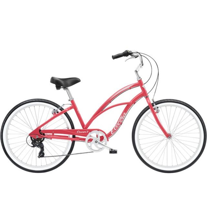 Cruiser 7D Step-Thru|Hibiscus|Seal Grey|Green Metallic|Mango|Soft Pink|24″ wheel|26″ wheel