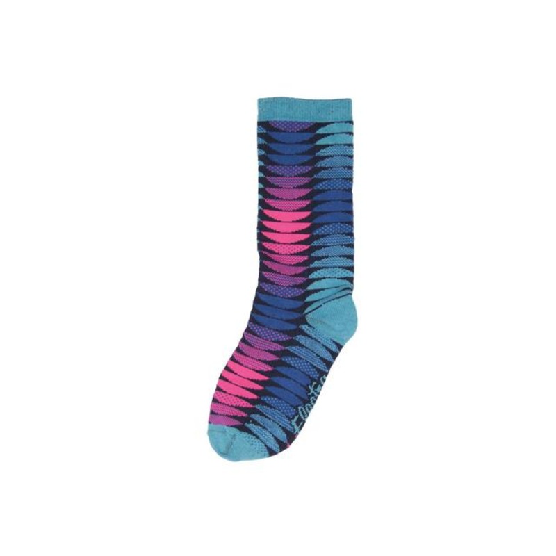 Eclipse Socks|Turquoise/Magenta|S/M|M/L
