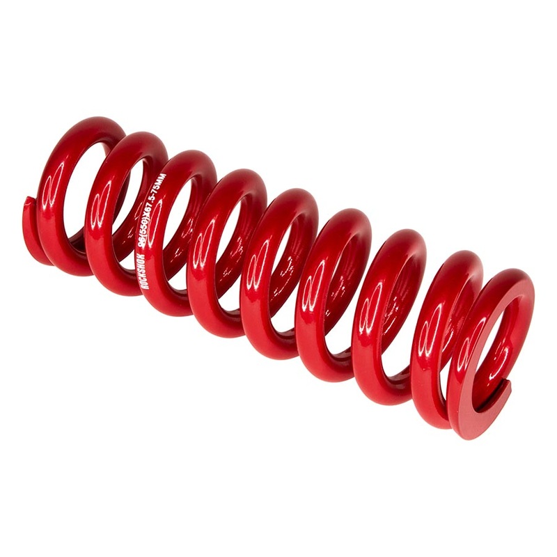 Metric Coil Spring – 174mm Length 67.5 – 75mm Travel 400 lb Electric Red