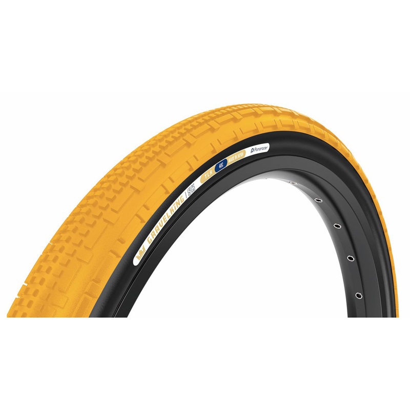 Panaracer GravelKing SK Tire – 700 x 40 Tubeless Folding Honey Butter/Black