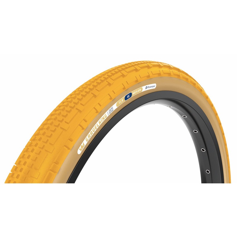 Panaracer GravelKing SK Tire – 700 x 45 Tubeless Folding Honey Butter/Brown