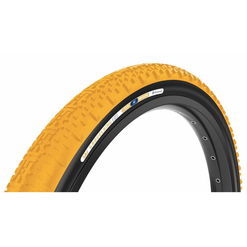 Panaracer GravelKing X1 Tire – 700 x 45 Tubeless Folding Honey Butter/Black