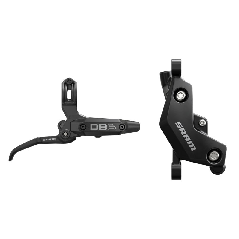 SRAM DB6 Disc Brake Lever – Right Front Rear 2000mm Hose Post Mount 4-Piston Aluminum Lever Diffusion BLK A1