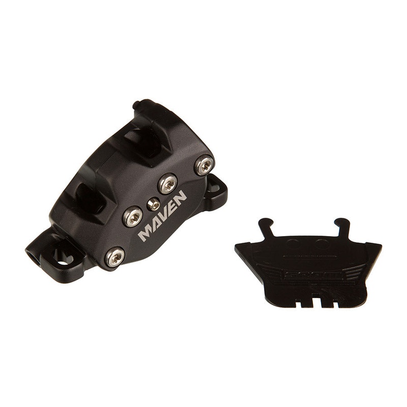 SRAM Maven Base Disc Brake Caliper Assembly – Front/Rear Post Mount 4-Piston Diffusion BLK A1