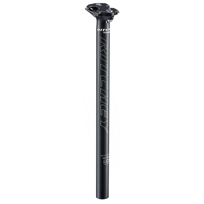 Comp Zero Carbon Seatpost: 27.2mm 400mm Black