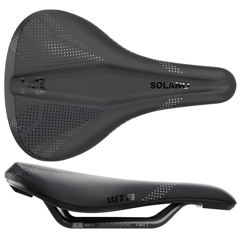 WTB Solano Saddle – Carbon Black Wide Fusion Form