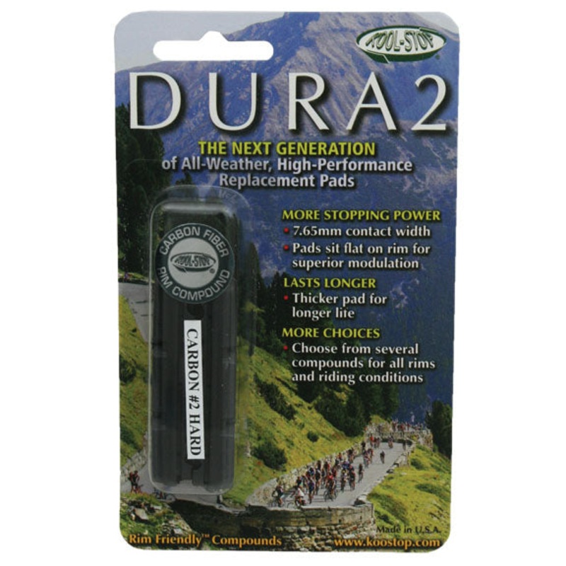 Dura 2 Road Cartridge Inserts Carbon #2 Pr