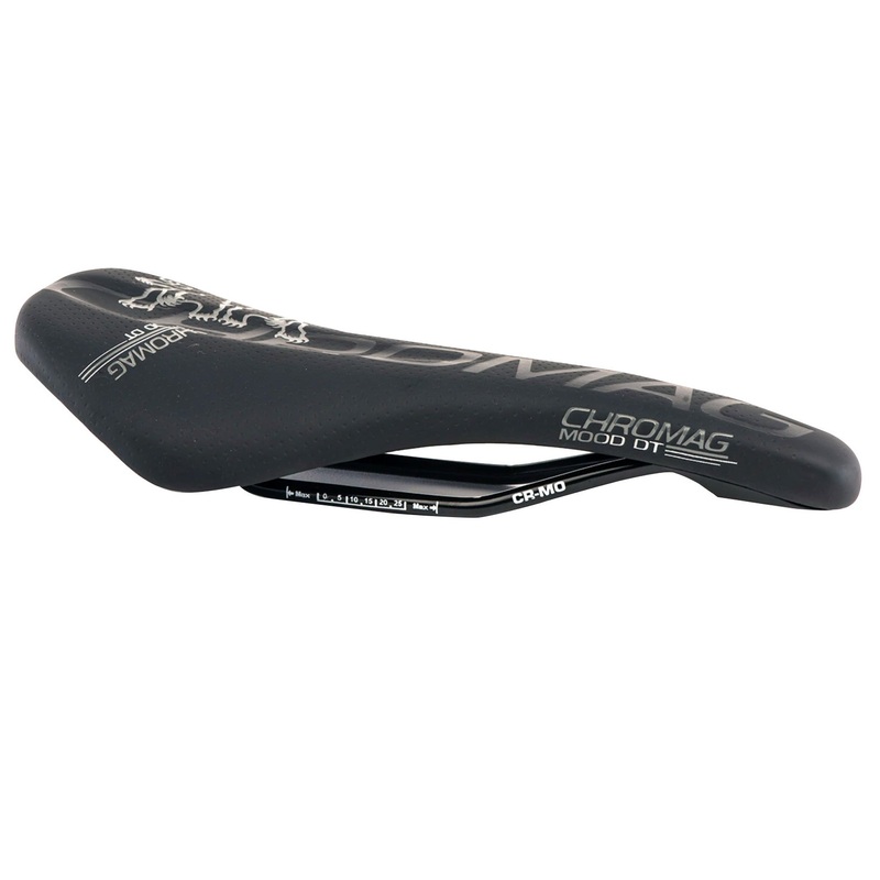 Mood DT Saddle CrMo Rails – Black/Gray