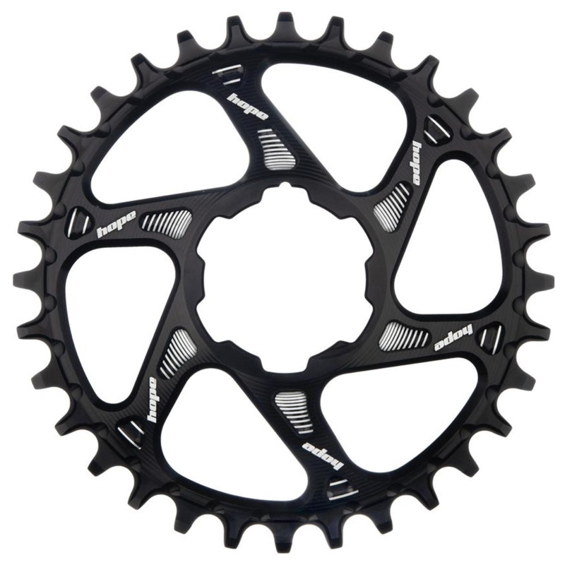 Spiderless Retainer Chainring – 30t Boost  Direct Mount R22 Black