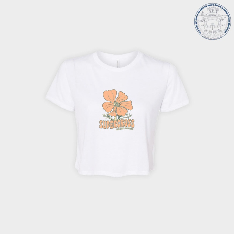 Supercross BMX | Trippy Botanical Poppy Womens Shirt