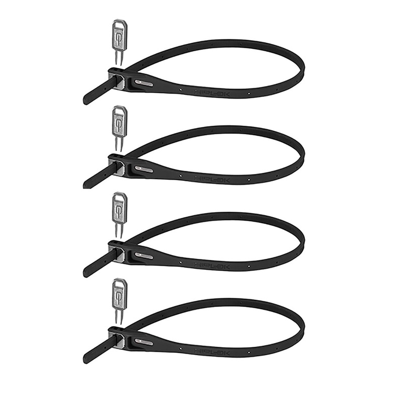 Z Lok 4 Count Zip Key Lock Black