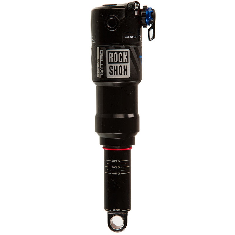 RockShox Deluxe Ultimate RCT  Rear Shock – 205 x 57.5mm Linear XL 4 Neg/0 Pos Tokens Reb 55 / Comp 30 Lock Out 4 Trunnion/Std C2